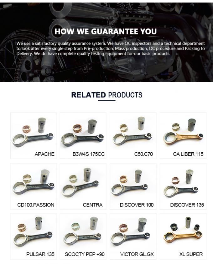 고급 품질 오토바이 알루미늄 합금 크랭크 연결봉 XTZ 250